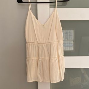 Cream Tank Top